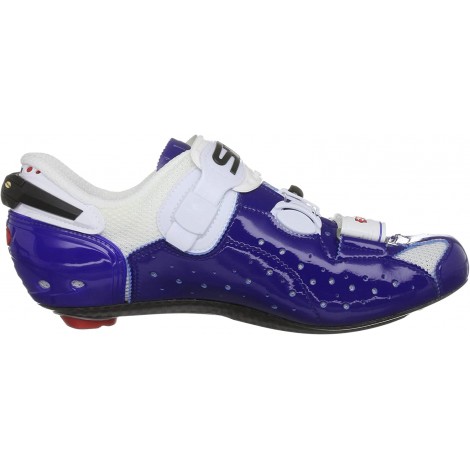 SIDI Ergo 2 Cl Vernice Chaussures cyclisme femme Blanc Bleu 44.5 EU 10.5 UK B003L2DC9U