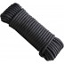 Fengshunte Corde en nylon torsadée noire de 3 mm d'épaisseur multifonctionnelle pour corde à linge jardin camping activités de plein air 100 m B08R5GS55J