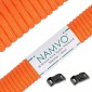 Namvo Paracord Corde de parachute 10 brins en nylon 30 m Orange B0939MWTKP