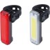 BBB Cycling Mini Signal USB Rechargeable Avant Feu arrière étanche | VTT Urban Road Bike | 100 lumens BLS-138 Éclairage de vélo Noir | B08FJCPQ98