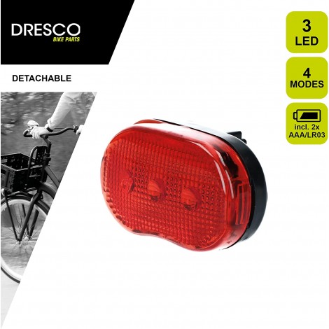 Dresco 5251105 Feu arrière 3 LED avec Piles B0751C1YFC