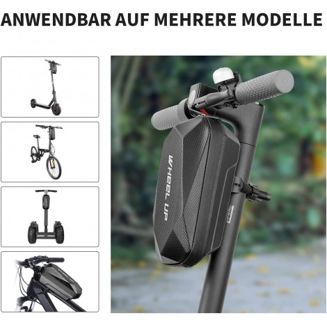 Lepeiqi Sac de vélo pliable de 2 l pour scooter électrique Xiaomi M365 Sedway Ninebot ES1 ES2 ES3 ES4 noir – LPQM081 B09W27RKYX