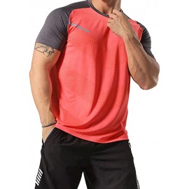 GYMAPE T-shirt débardeur de sport respirant et confortable pour homme T-shirt pour entraînement gym course - Séchage rapide B08DXLZX84
