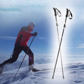 Generic Poles Noeuds de béquilles Aluminium Alpinisme Pliage Hiver Ski d'extérieur poignée 5 Escalade Produits d'escalade Casque De Musique sans Fil B0B5KT79GG