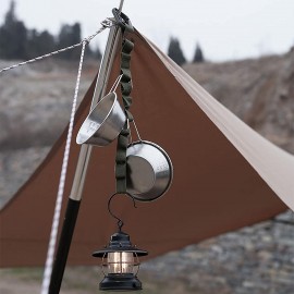 Gidenfly Sangle de rangement pour accessoires de tente Équipement de camping Cordon de serrage Sangle d'épaule portable pour la cuisine de camping B0B3D141S8