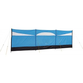 BERGER Super Camping Brise-vue 5 x 1,40 m | Protection contre le vent idéale pour la plage avec fenêtre et protection solaire pour le camping | Se monte à l'aide de 4 barres en acier et de tendeurs B00M2QXFNE