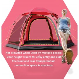 QQ HAO Tente De Plage Abri Solaire Installation Facile Parasol Portatif Auvent Imperméable Coupe-Vent en Plein Air Camping Monter Tente De Plage,Glass Fiber Rod B096PXYZBS