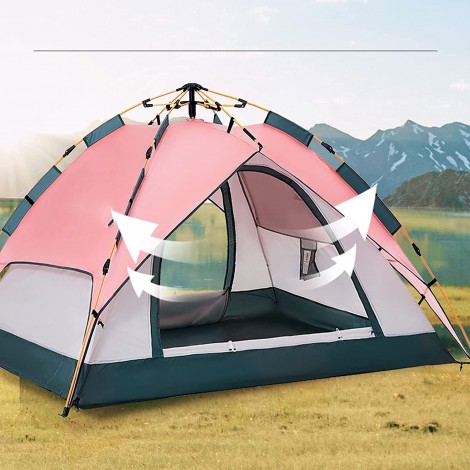 zxb-shop Tente Auvent Tente 2-4 Personne Tente de Camping adaptée à la pièce extérieure Deux Portes Maille Respirante Coupe-Vent avec Facile de Petites tentes Tente Camping B097JWKZ28