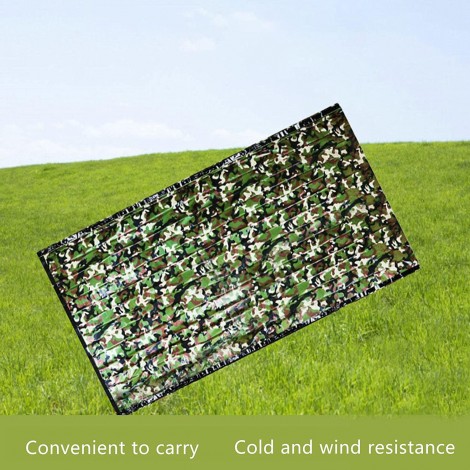 GUIPAN Sac de bivouac camouflage pour urgence – Sac de bivouac portable en nylon imperméable avec sifflet couverture thermique équipement de survie pour l'extérieur réutilisable et compact B09XLJR7GY