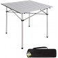 Aktive 52840 Table Pliable en Aluminium 70 x 70 x 70 cm Camping Gris B08F3D7KPR