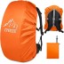 Crenze Housse de pluie pour sac à dos 15-90 l housse imperméable réfléchissante idéale pour randonnée camping voyage cyclisme Orange. XL:50-70L B07V4CJP3L