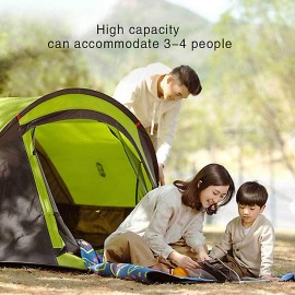 Jrechio Tente Automatique imperméable et éolienne de Tente Pop-up familiale de Camping Tente de Camping 4 Personnes Tente d'instant Portable adaptée à la randonnée en Camping. sunyangde B0B62F9N21