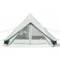 Tente Ccamping Familiale en Toile de Coton Tente Camping Automatique des Années 60 pour 3 à 4 Personnes Grande Tour d'espace Tente tipi Pyramide étanche pour Randonnée Pique-Nique B0B14N36H4