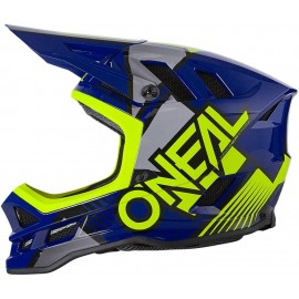 Oneal Blade Polyacrylite Helmet Delta Blue Neon Yellow Casque Moto MX-Motocross B07X8XN4XS