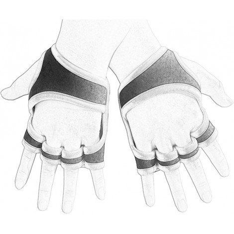 LIOOBO 1 Paire de Gants de Gymnastique en Silicone antidérapants Gants de Levage de Poids Demi-Gants de Protection de la Paume pour entraînement Sportif B0816JCPYH